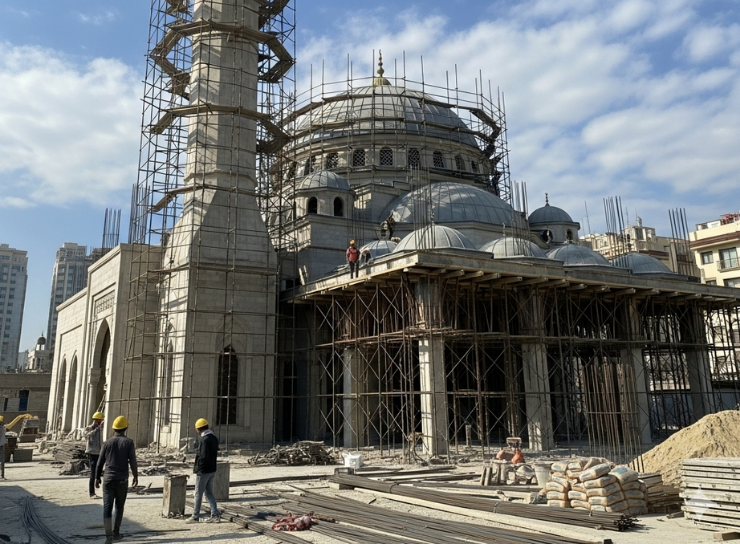 Taş Cami Yapımı